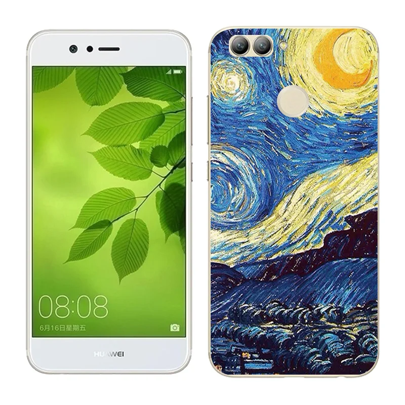 Чехол для Huawei Nova 2 5 0 дюйма чехол из ТПУ с масляной краской plus мягкий силиконовый