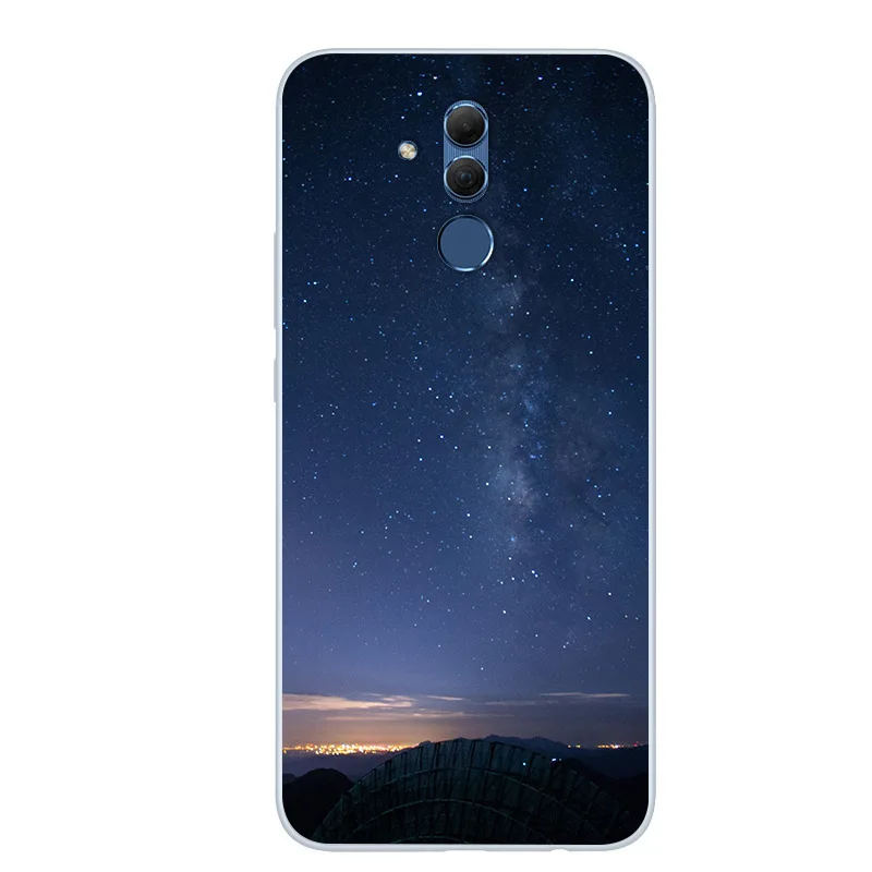 Для Huawei Mate 20 Lite чехол для телефона с рисунком звездного неба мягкий Maimang 7 6 3 дюйма
