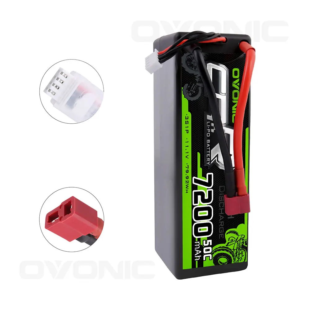 Ovanic 7200mAh 3S1P/11 1 V Lipo батареи упаковка Deans Жесткий Чехол питание для осевой гонки Redcat