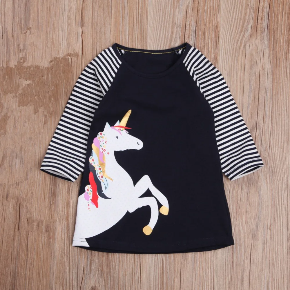 2021 spring European and American children's clothing gilrs princess long sleeve print dress kids cartoon cotoon clothes | Детская