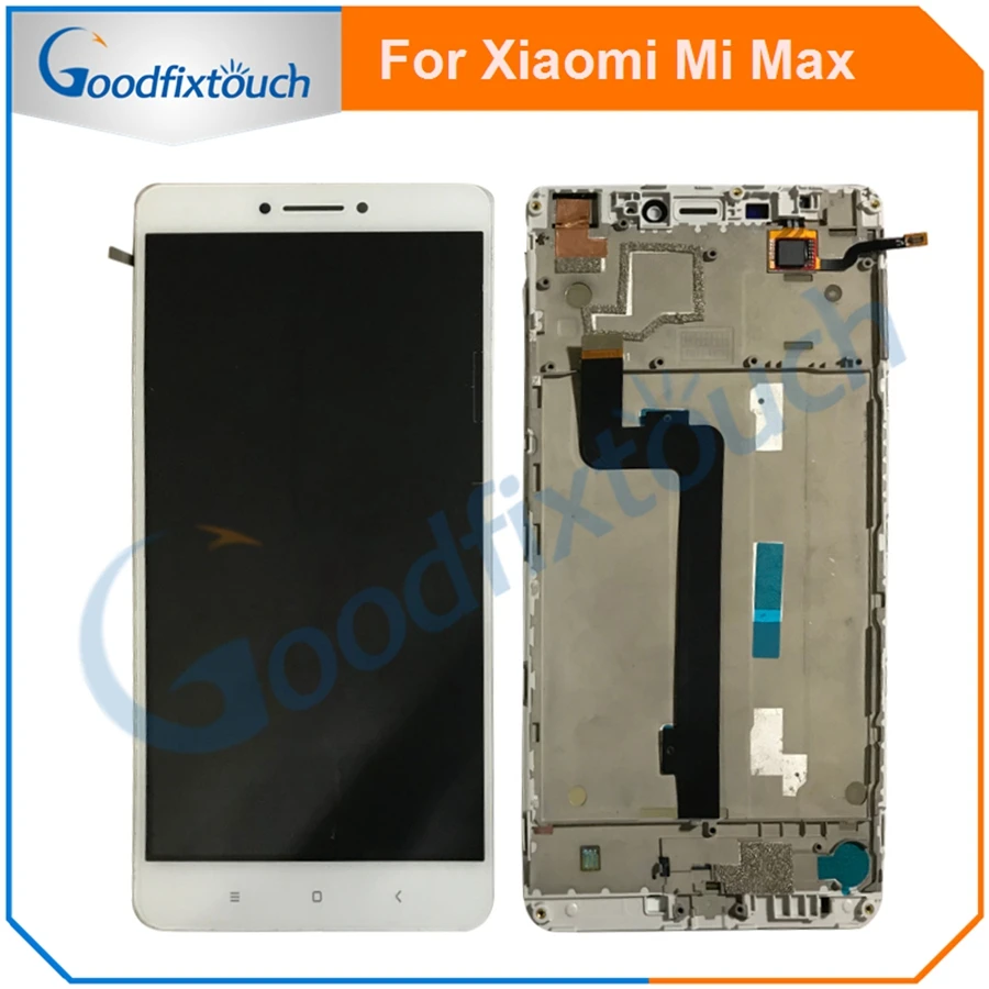 Для Xiaomi Mi Max ЖК экран сенсорный дигитайзер с рамкой в сборе Замена для