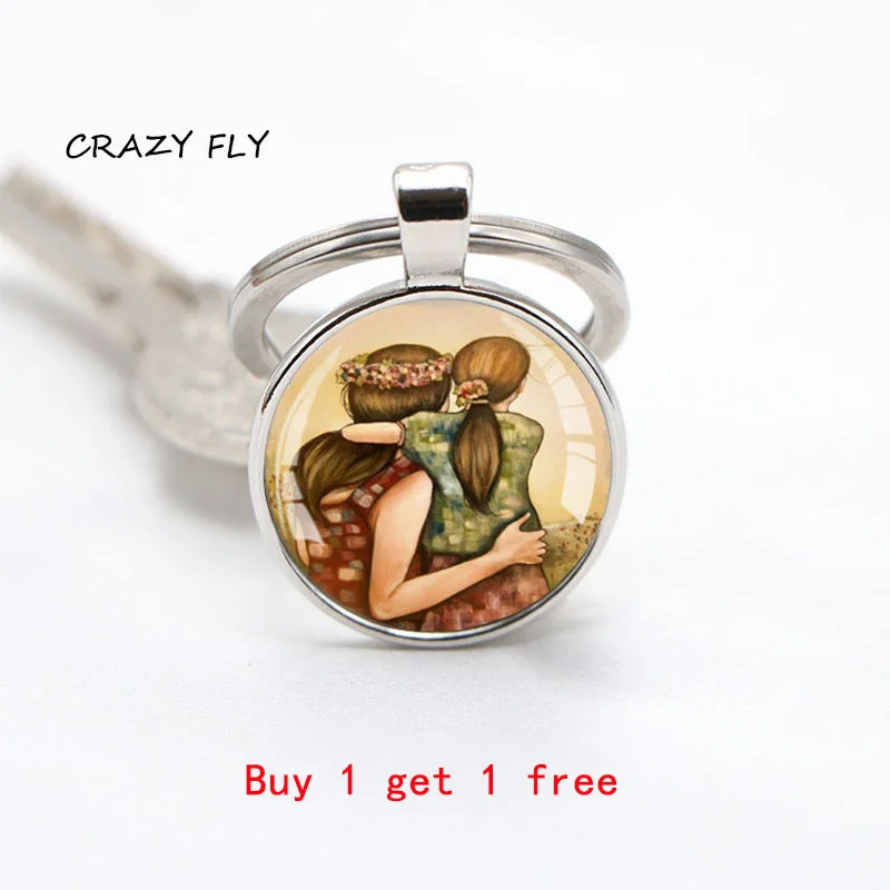 CRAZY брелок FLY купить 1 получить бесплатное сказочное изображение Девушки Сплав