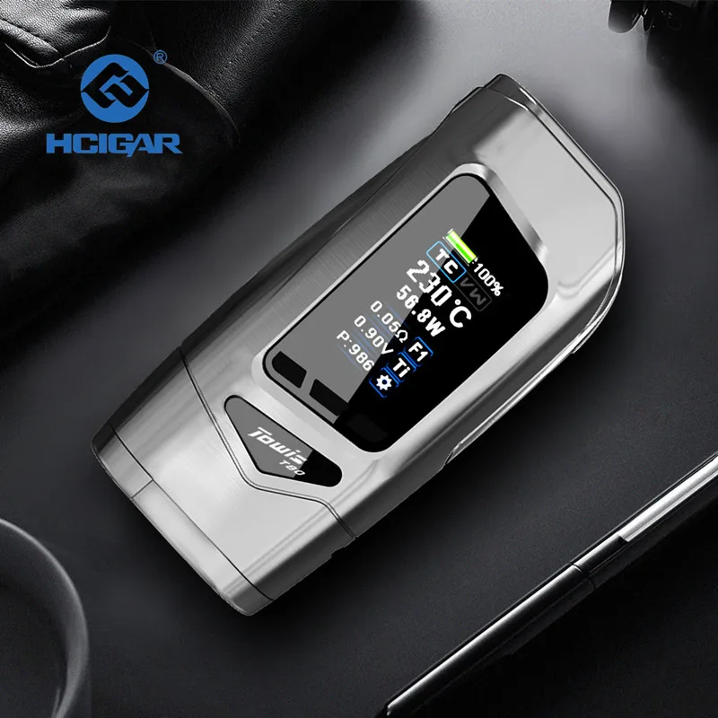 Оригинал Hcigar towis T80 электронной сигареты коробка Mod с XT80S чипсет 5 80 Вт выход TFT Цвет