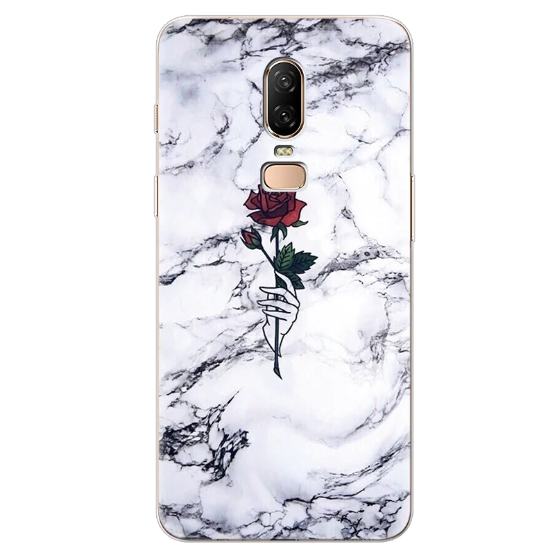 Мраморный силиконовый мягкий ТПУ чехол s для One Plus 6T 6 3 5T чехол прозрачные сумки для Oneplus 6 6T 5T резиновая задняя крышка с принтом CapaCoque