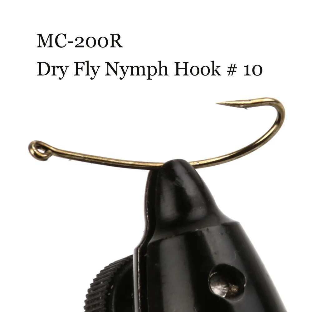 MC-200R Maximumcatch 500 Шт. Fly Нимфа рыболовный Крючок Размер 19*7 ММ Связывая Сухой крюк |