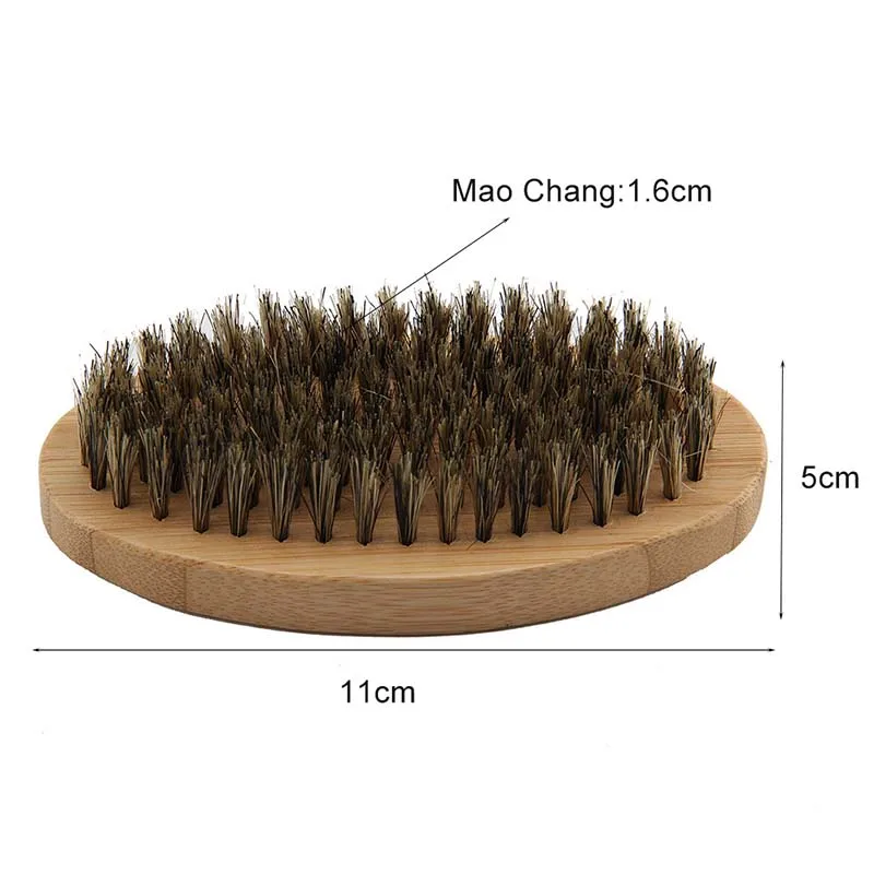 Мужская щетка для бороды с натуральной щетиной кабана 1 шт. расческа бритья