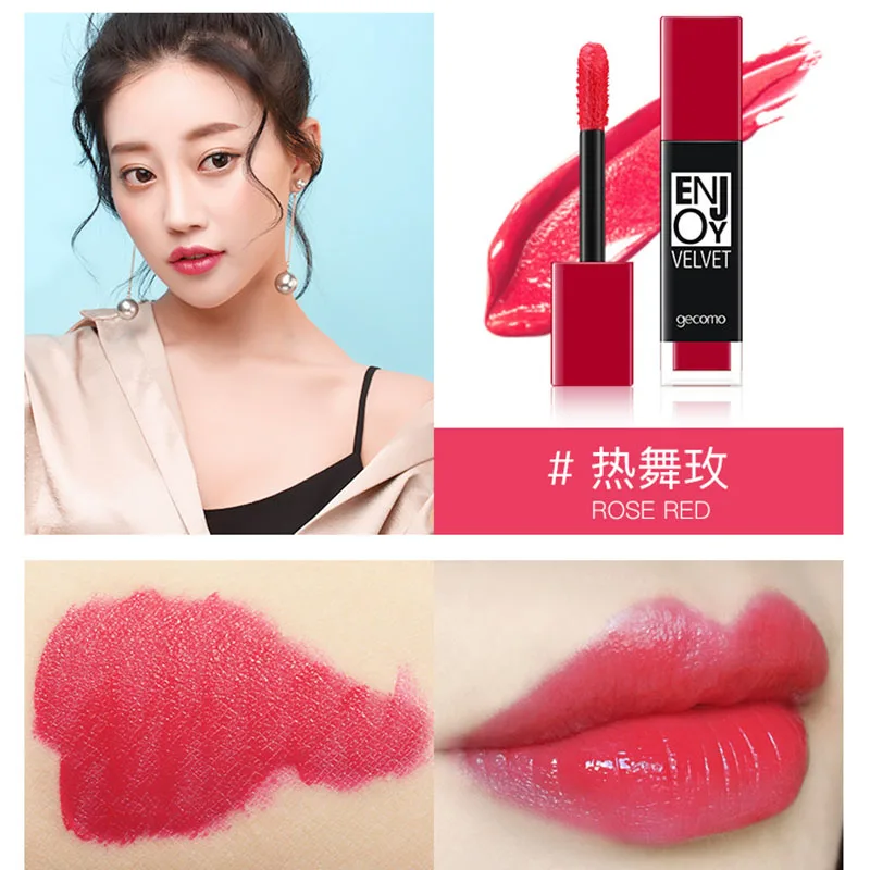 5 цветов/набор мягкая губная помада с глазурью для губ жидкий увлажняющий