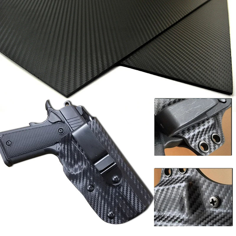 300 мм * 2 3 Материал кобуры для ножей черный пластиковый лист KYDEX термопластичный с