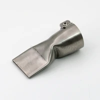 1pcs 40mm stainless steel welding nozzle flat welding tip for hot air gun plastic welding torch hm197