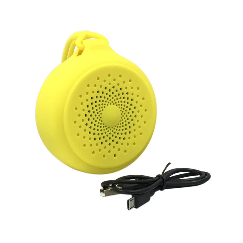 Yellow 20 шт оптом открытый беспроводной с Bluetooth портативный динамик водонепроницаемый портативный мини Bluetooth динамик s сабвуфер музыкальный плеер - Цвет: Yellow