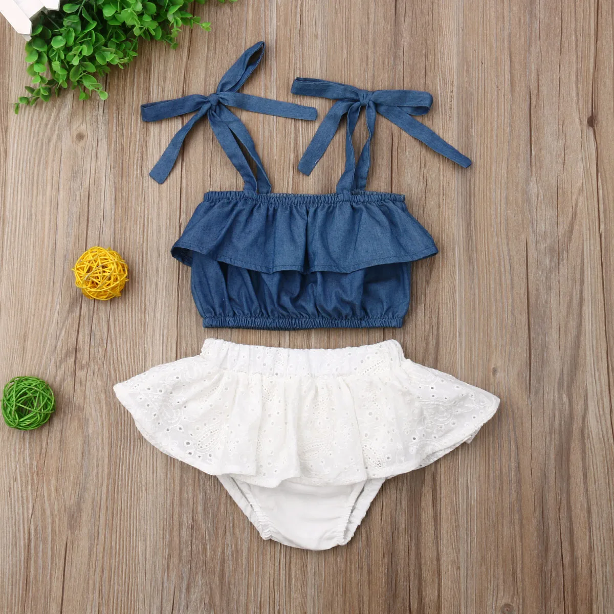 Кружевные шорты и юбка для новорожденных Pudcoco летний комплект одежды маленьких