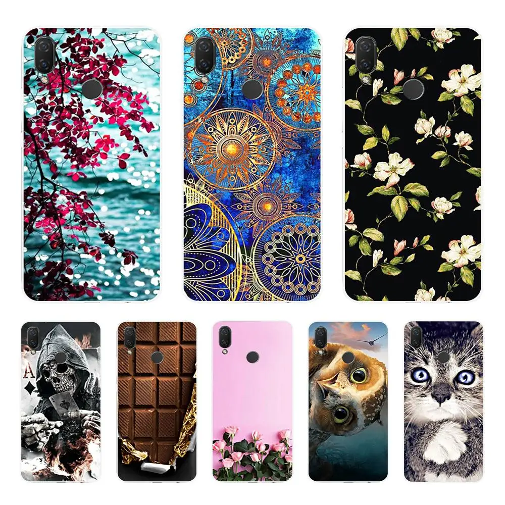 P силиконовый чехол для huawei Nova 3 3i мягкий из ТПУ задняя крышка телефона Nova3 nova3i