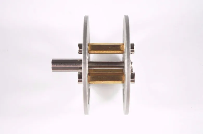 2 шт. серебристого алюминиевого сплава цельнометаллический подшипник/роликовый