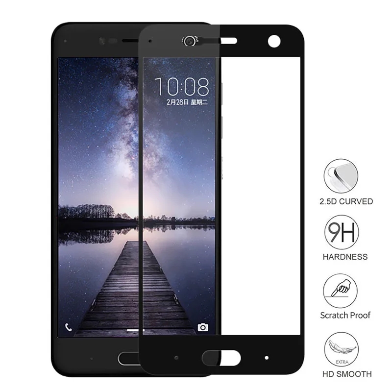 Защитное стекло для ZTE Blade V8 Axon 7 полноразмерное экрана закаленное niubia z17 mini minis