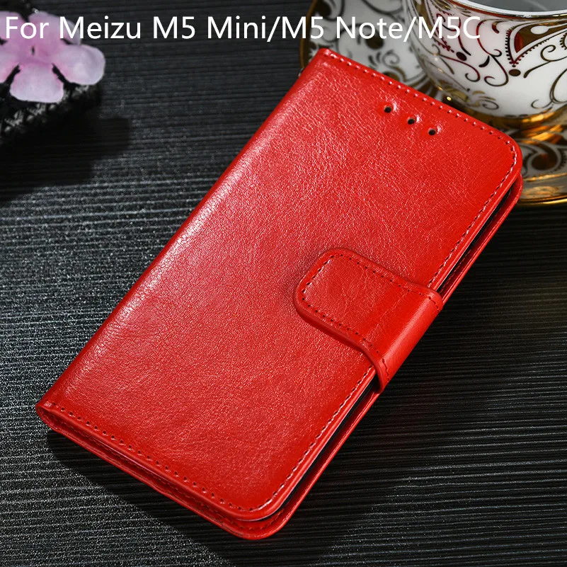 Чехол-кошелек для MeizuM5 Mini M5 Note M5C A5 винтажный флип-чехол из искусственной кожи в