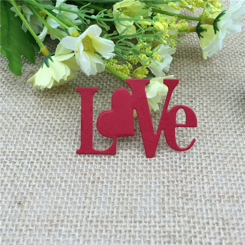 Любовь металлические штампы трафареты для рукоделия/фотоальбом декоративное