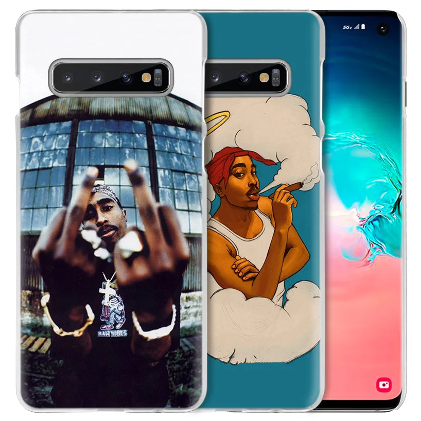 2Pac для телефона с изображением Тупака Амару Шакура чехол для samsung Galaxy S10 5G S10e S9 S8 M30 M20 M10 J4 J6 плюс J8 Note 8 9 прозрачный жесткий чехол для мобильного телефона