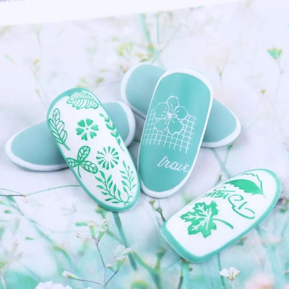 1 шт. Геометрические Волны для серфинга ногтей штамповки пластины большого