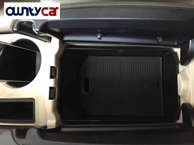 

Glove Armrest Storage Box Tray With Mat For Mercedes Benz GLK Class X204 GLK200 GLK260 GLK300 Car Accessories