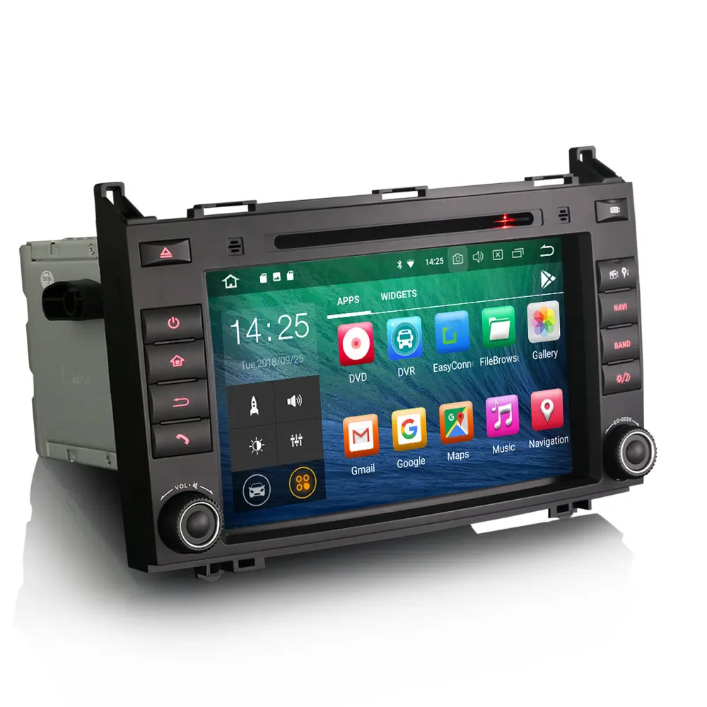 " Android 9,0 OS автомобильный DVD Мультимедиа gps радио для Mercedes-Benz a-класс W169 2005-2012 b-класс W245 2005-2012 Sprinter 2006
