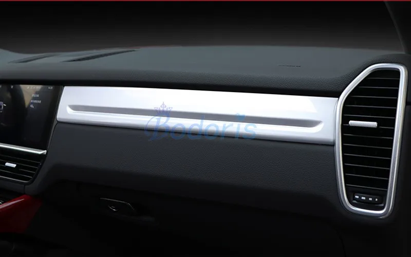 Для Porsche Cayenne 2018 2019 панель для приборной панели литая планка Центральная