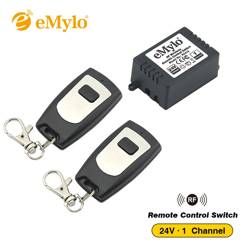 Фото EMylo RF DC 24 В беспроводной пульт дистанционного управления выключатель света EMylo RF DC 24 В беспроводной пульт дистанционного управления выключатель света