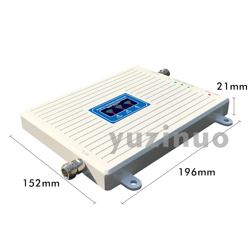 Усилитель коэффициента усиления 65 дБ трехдиапазонный усилитель CDMA 850 DCS/LTE 1800 WCDMA
