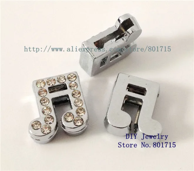 Оптовая продажа 100 шт. подвеска слайдер музыкальный дизайн внутренний диаметр: 8