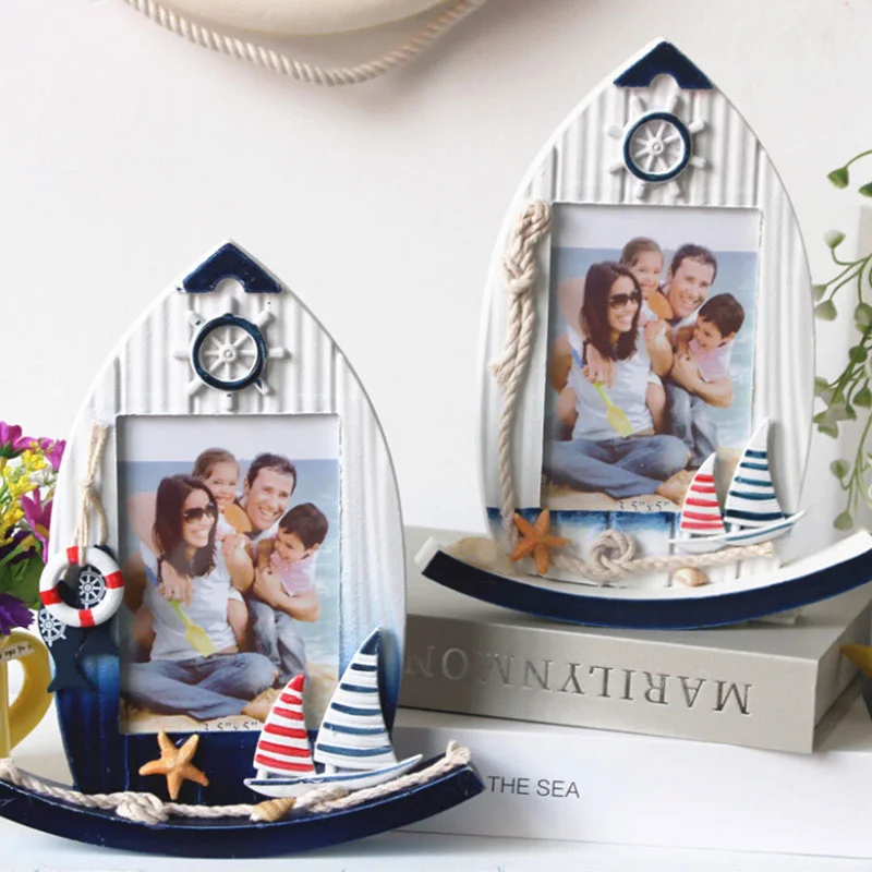 2019 новые деревянные рамки для картин настенные фоторамки Винтаж 5 дюймов Семья