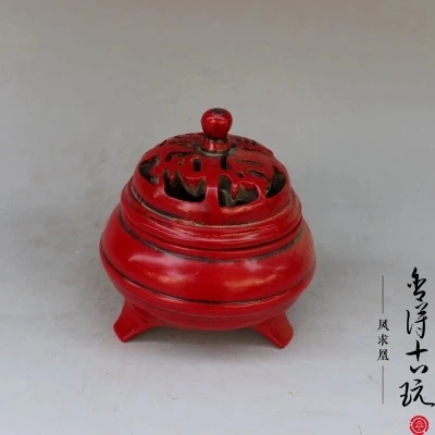 

Antique Red Coral Aromatherapy Furnace Handicraft Arrangements
