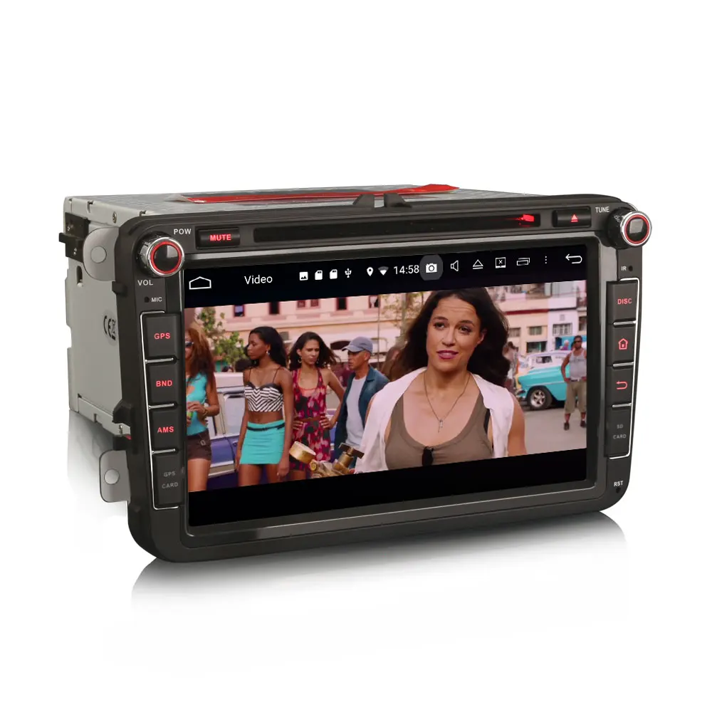 Автомобильный DVD мультимедийный GPS радиоприемник 8 дюймов Android 1 для Skoda Roomster 2003 2015