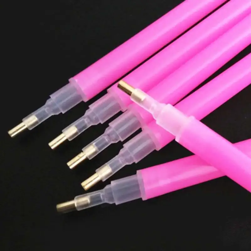 Маникюрный Инструмент для дизайна ногтей 5 шт. двойной дизайн горный хрусталь