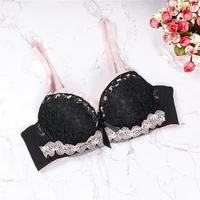 2019 bra woman underwear push up bra lingerie unlined lace bra women sexy female back closure lolita brassiere 34 cup bra