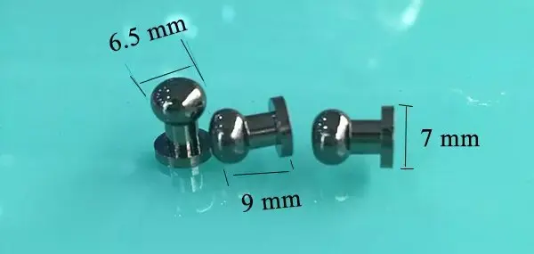 200 комплектов 5 мм крошечные шпильки для кнопки с головкой отвертка кожаного