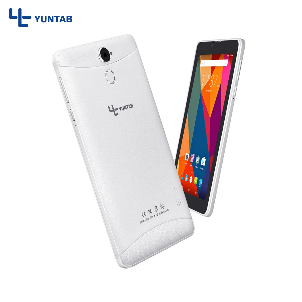 Yuntab 2 цвета 7 дюймов E706 Android 5 1 планшет четырехъядерный емкостный экран 1024*600 с