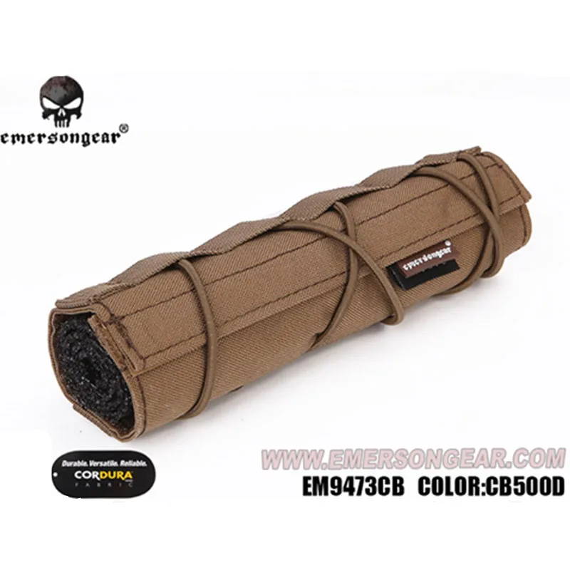 Emersongear Emerson Suppressor Охотничьи Аксессуары 18 см Mirage Heat Cover Shield Sleeve глушитель крышка глушителя Quick Release