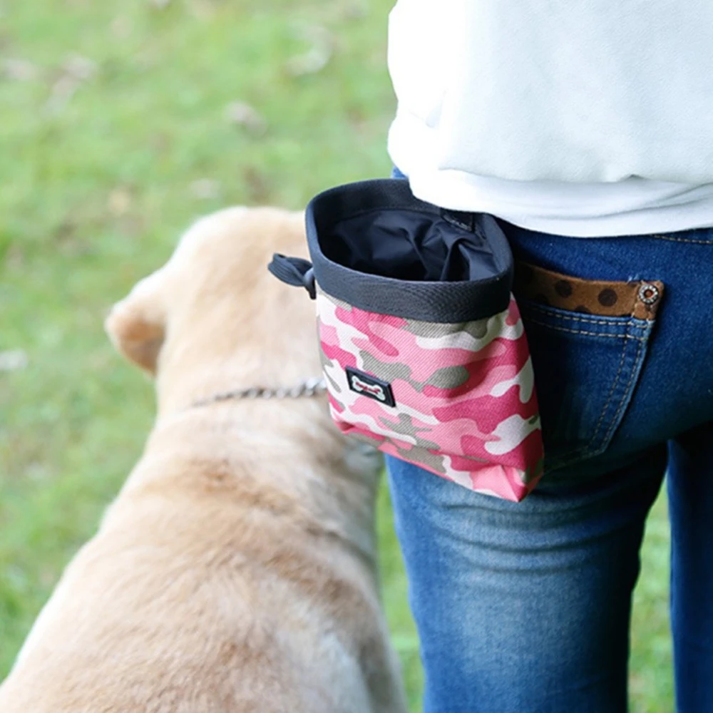Сумка поясная съемная для собак Портативная сумка со съемным карманом кормления