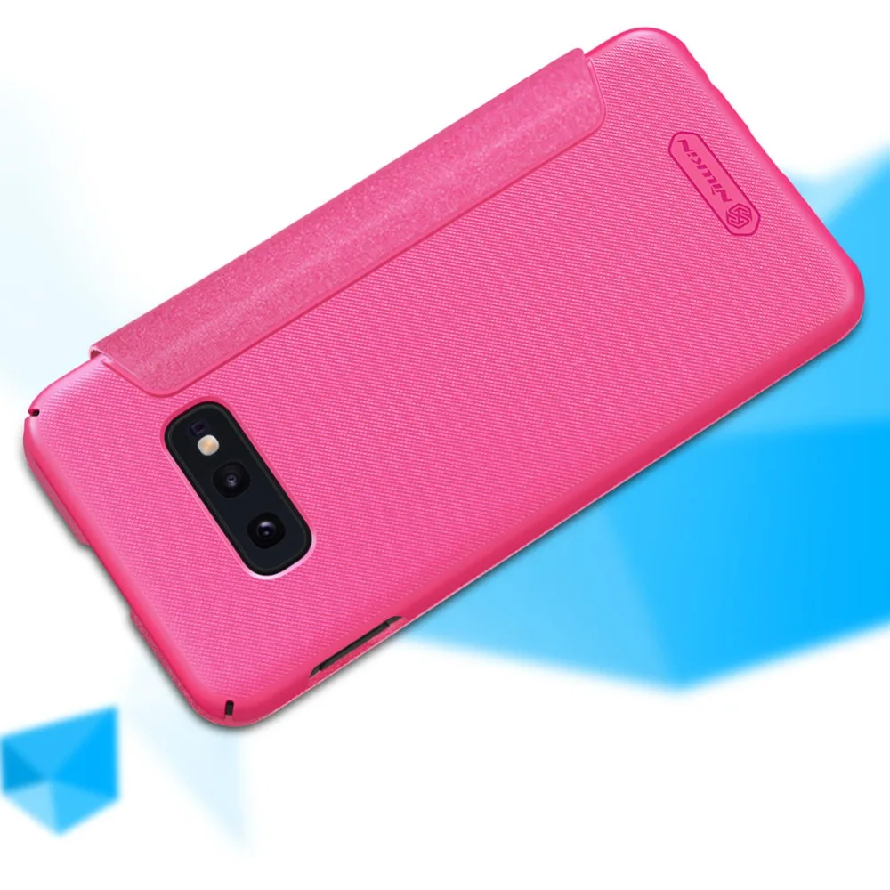 10 шт./лот NILLKIN Sparkle кожаный чехол для samsung Galaxy S10e Искусственная кожа флип чехол для Galaxy S10 Lite в розничной посылка
