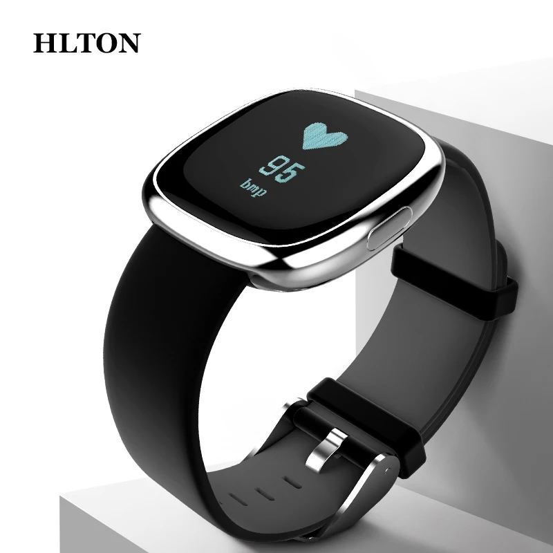 HLTON умный браслет с Bluetooth фитнес-трекер полоса кровяного давления водонепроницаемые часы с Bluetooth браслет здоровья для iOS Android