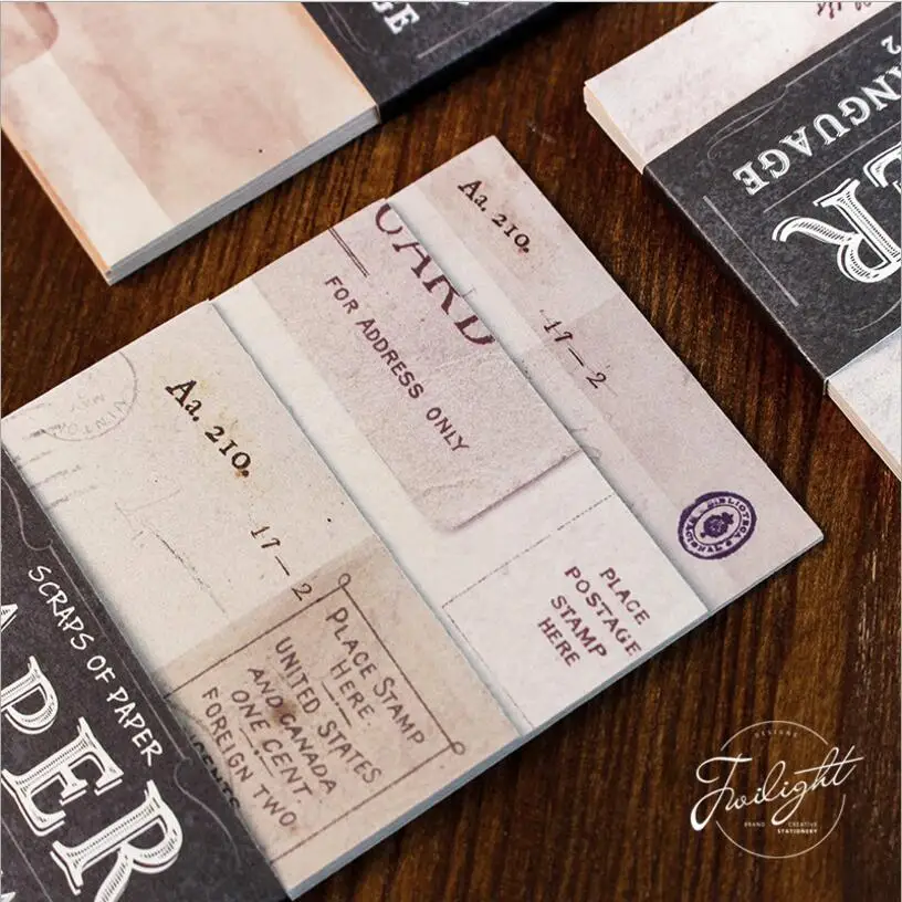 1 шт. оригинальный ретро блокнот для заметок закладка флагов индекс напоминание