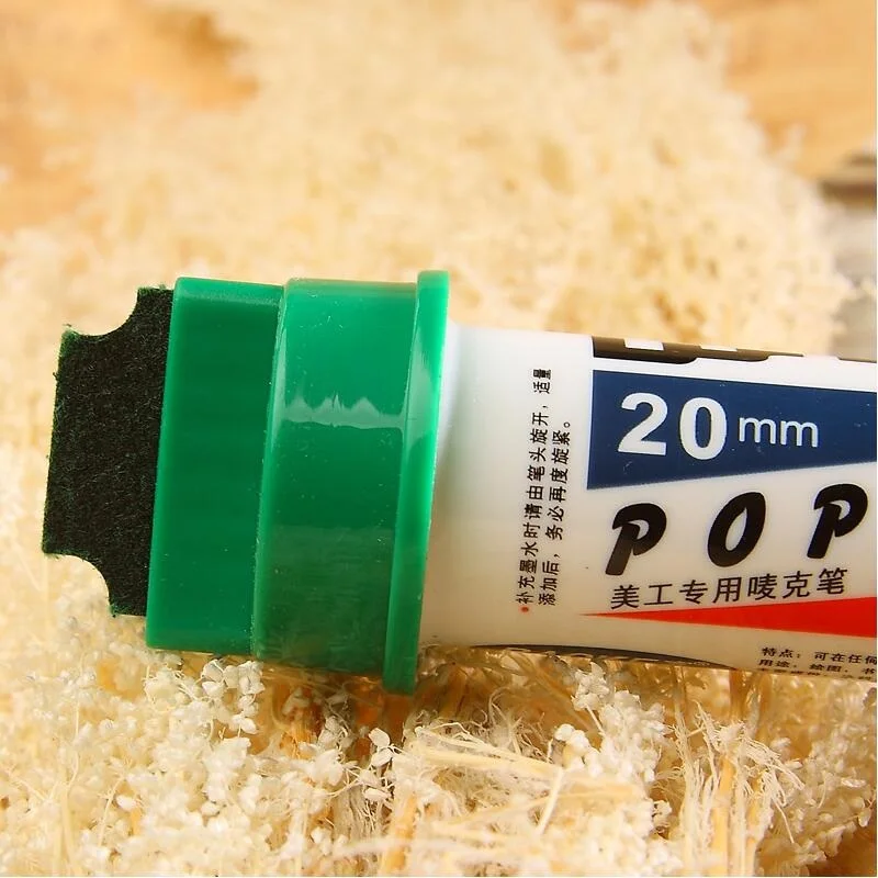 20 мм большая маркерная ручка постер для рекламы бумаги металла кожи стекла