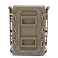 Mud Военный Тактический охотничий одиночный Molle 5,56 7,62 подсумок для Molle пояса Охотничьи аксессуары страйкбол одиночный Mag кобура - Цвет: Mud