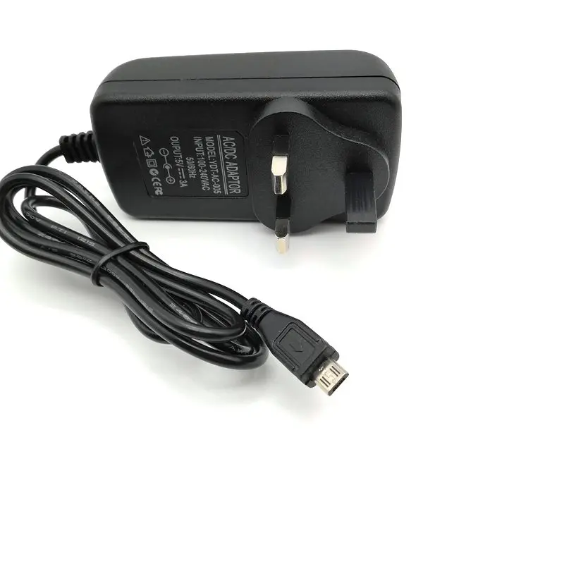 5 V 3A Micro USB вилка стандарта Великобритании зарядное устройство для планшета Onda V972