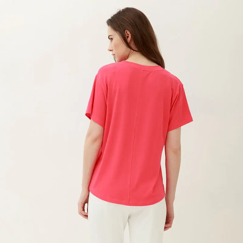 Горячая распродажа лето v-образным вырезом с коротким рукавом сплошной хорошо