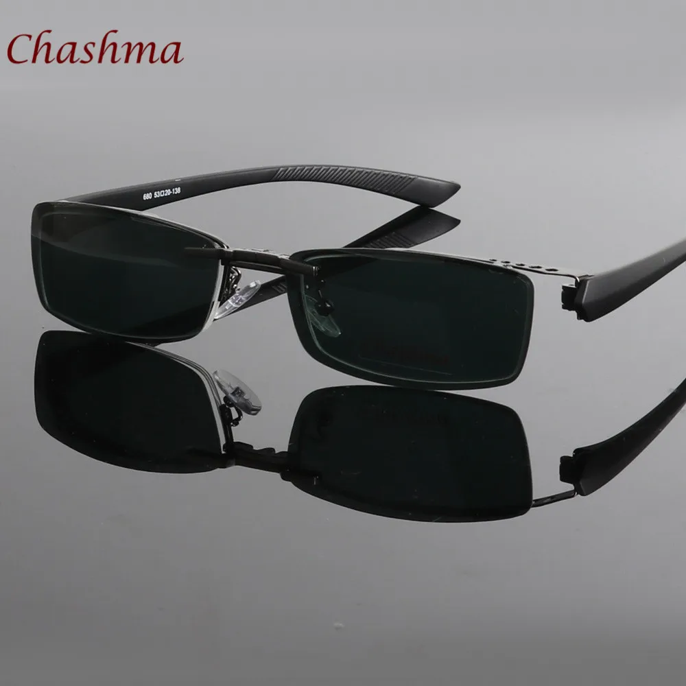Бренд Chashma, день и ночь, для вождения, поляризованные линзы, магнитные зажимы, очки по рецепту, оправа для очков, мужские Оптические очки для глаз