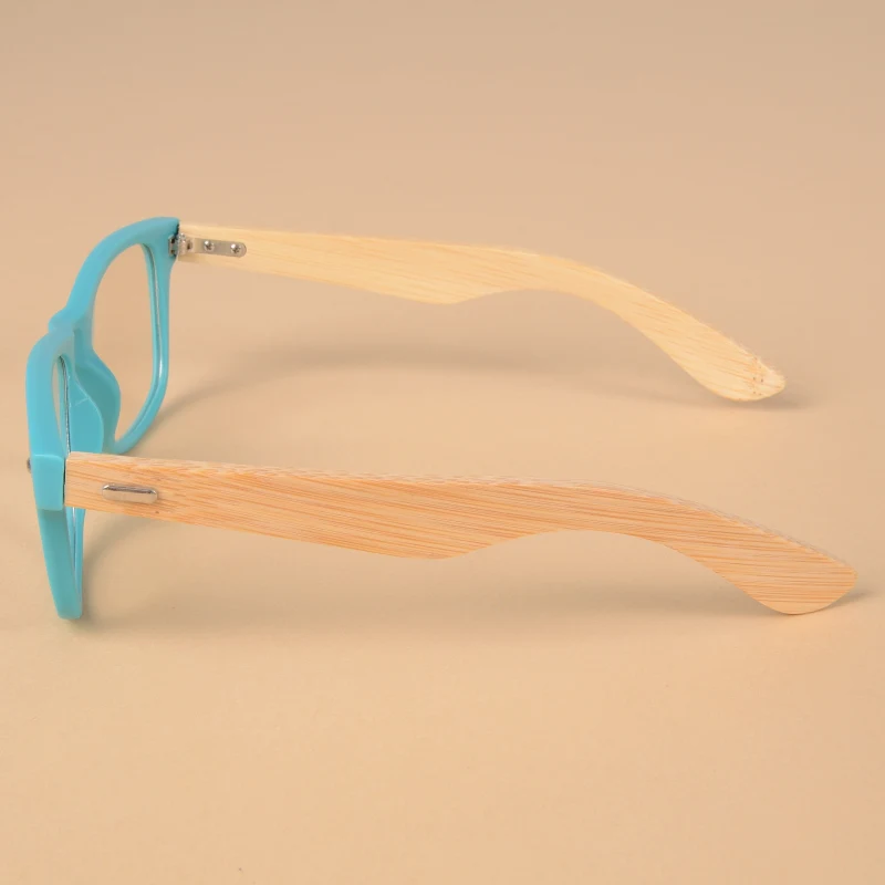 Зеленые Бамбуковые оправы для очков ручной работы мужчин и женщин винтажные
