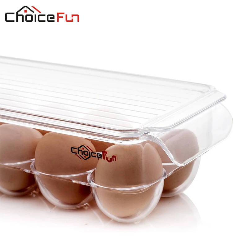 CHOICEFUN 14 сетка Прозрачный Акриловый Холодильник держатель для хранения яиц