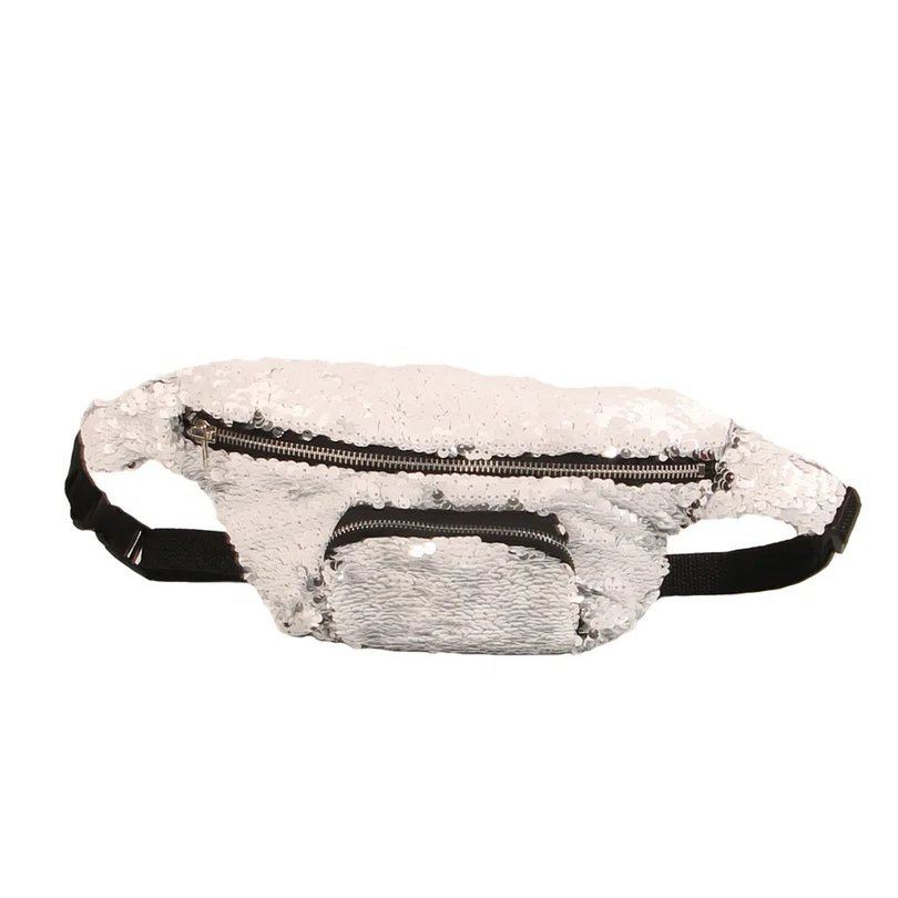 Для женщин талия BagsFashion блестка Повседневное Femme Multi Цвет составляют сумки молния