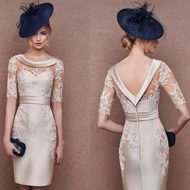 

Женское винтажное короткое платье, вечернее платье с полурукавами и аппликацией, 2020