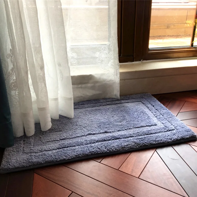 Современный простой утолщенный ковер для ванной комнаты кухни и ног домашний